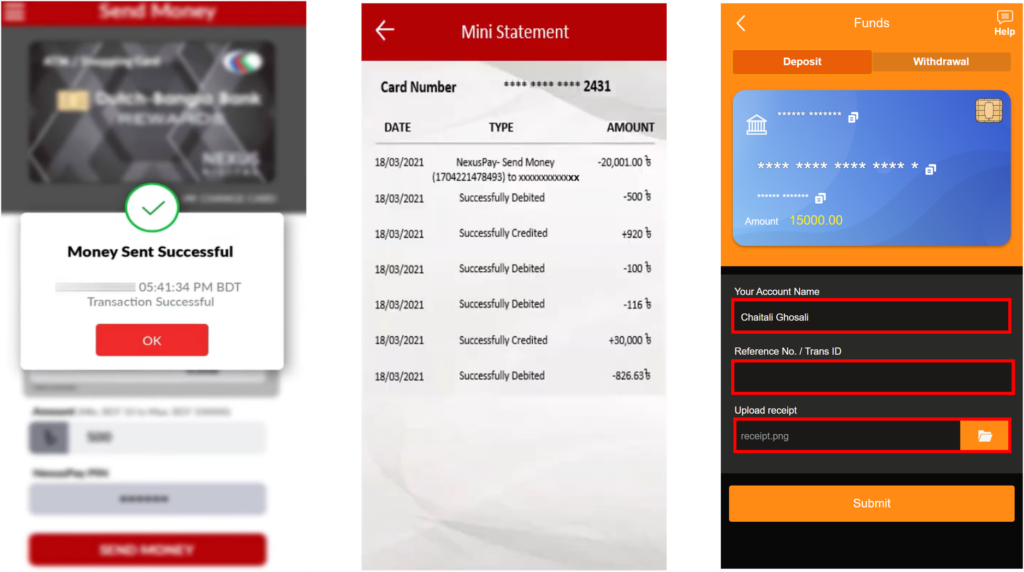 Transaction Slip Upload