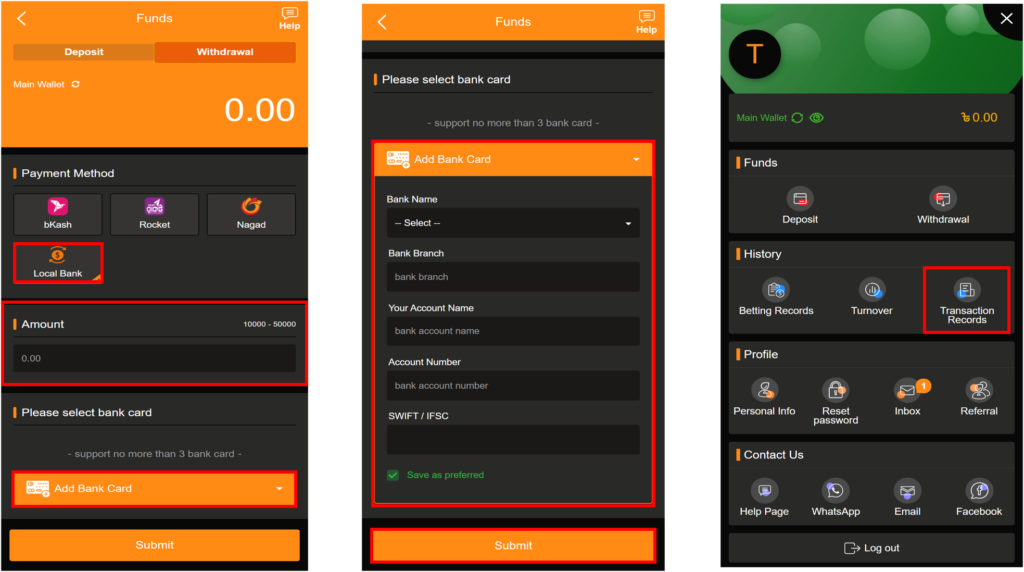 Easy Withdrawal Steps